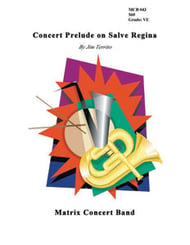 Concert Prelude on Salve Regina Concert Band sheet music cover Thumbnail